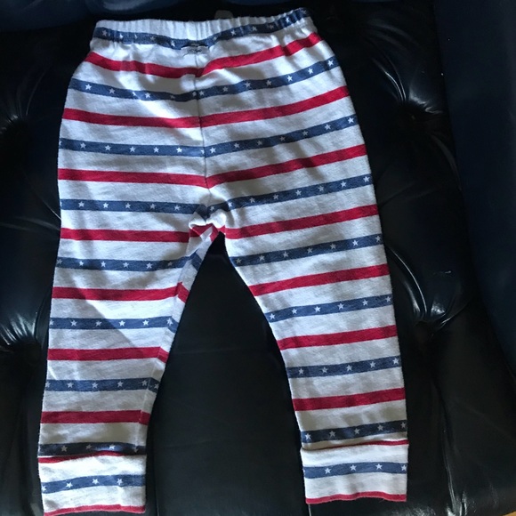 Red, White & Blue Stars & Stripes Joggers sz 18-24 - Picture 5 of 5